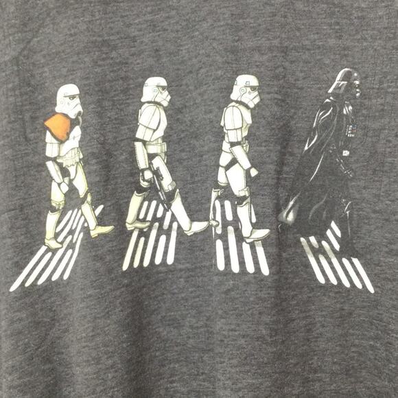 Star Wars Darth Vader x The Beatles Abbey Road Tee Shirt XL - Picture 3 of 5